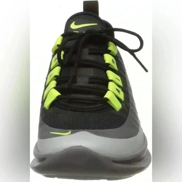 NIKE AIR MAX AXIS GS BLACK / GREEN GREY KIDS RUNNING SHOES NEW - Picture 4 of 12